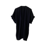 🌱 Organic Kimono Haori schwarz 🖤