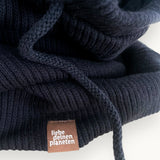 Kapuzen - Schal Knit I schwarz