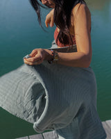 🌱 Organic Reisetuch & Duschtuch mint