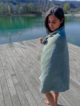 🌱 Organic Reisetuch & Duschtuch mint