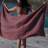 🌱 Organic Reisetuch & Duschtuch zimtrosa 💕