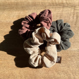 Less Waste Scrunchie Musseline Haori viele Farben