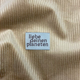 CORD SHOPPER beige