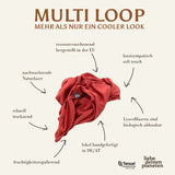 MULTI LOOP vintage red