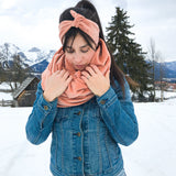 Stirnband Bardot peach