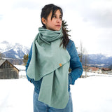 Kuschel Schal (2 Größen) cool mint