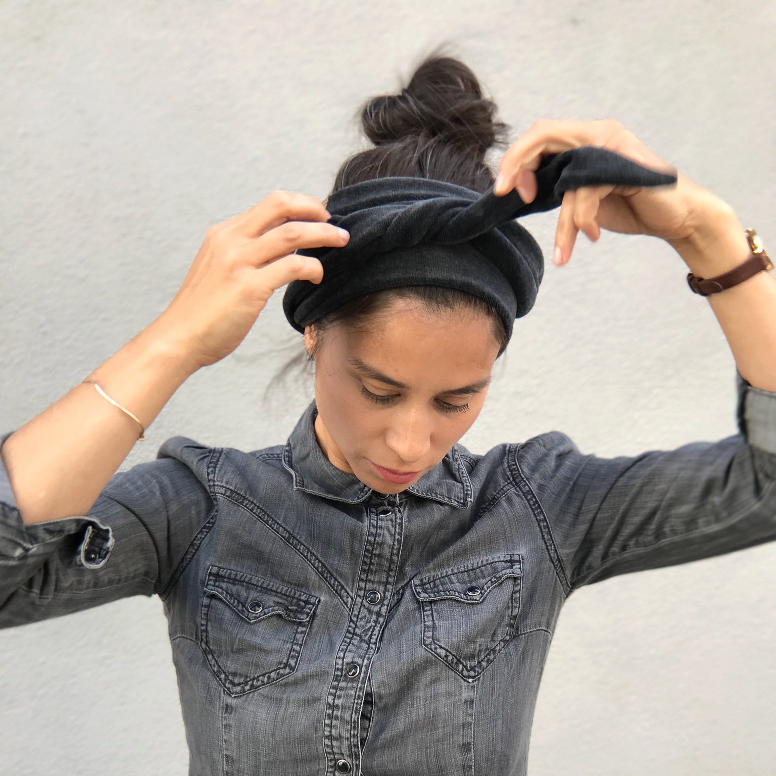 Langes Samtband Bardot