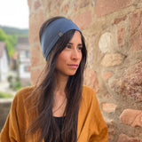 Stirnband Basic smokey blue