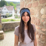 Bio Sportstirnband Basic smokey blue