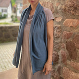 Schal Kilian I Hanfmix stone blue