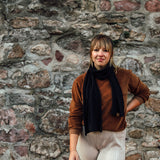 Schal Kilian I Hanfmix charcoal