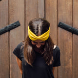 Stirnband Carly senf