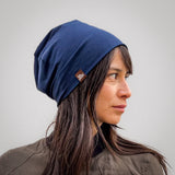 Beanie Basic deep navy
