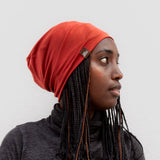 Beanie Basic I bold rust