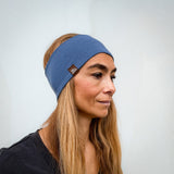 Stirnband Basic smokey blue