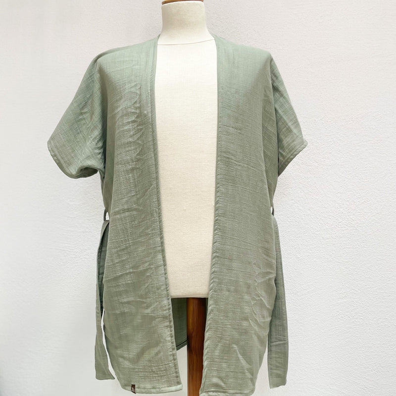 🌱 Organic Kimono HAORI  mint