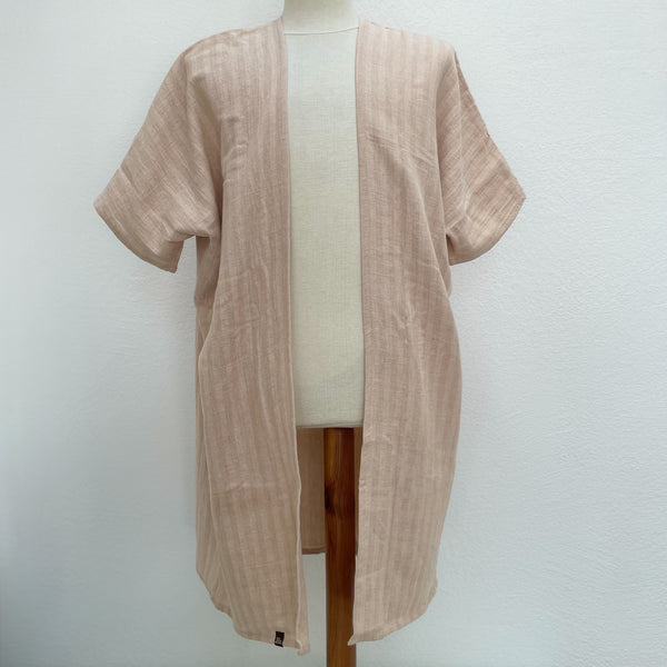 🌱 Organic Kimono Haori  natur ungefärbt