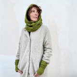 Kapuzen - Schal  Knit I avocado grün