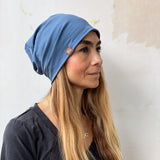 Beanie Basic smokey blue