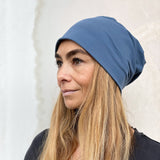 Beanie Basic smokey blue