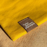 Breites Stirnband Basic senf