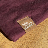 Breites Stirnband Basic wine