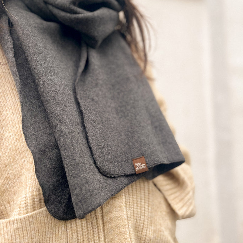 Kuschel Schal (2 Größen) anthrazit