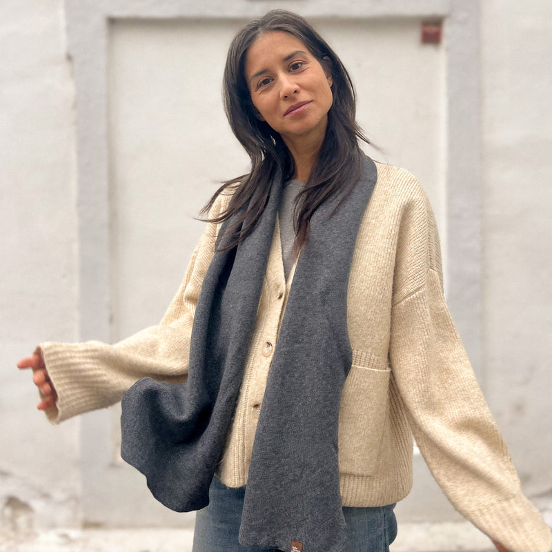 Kuschel Schal (2 Größen) anthrazit