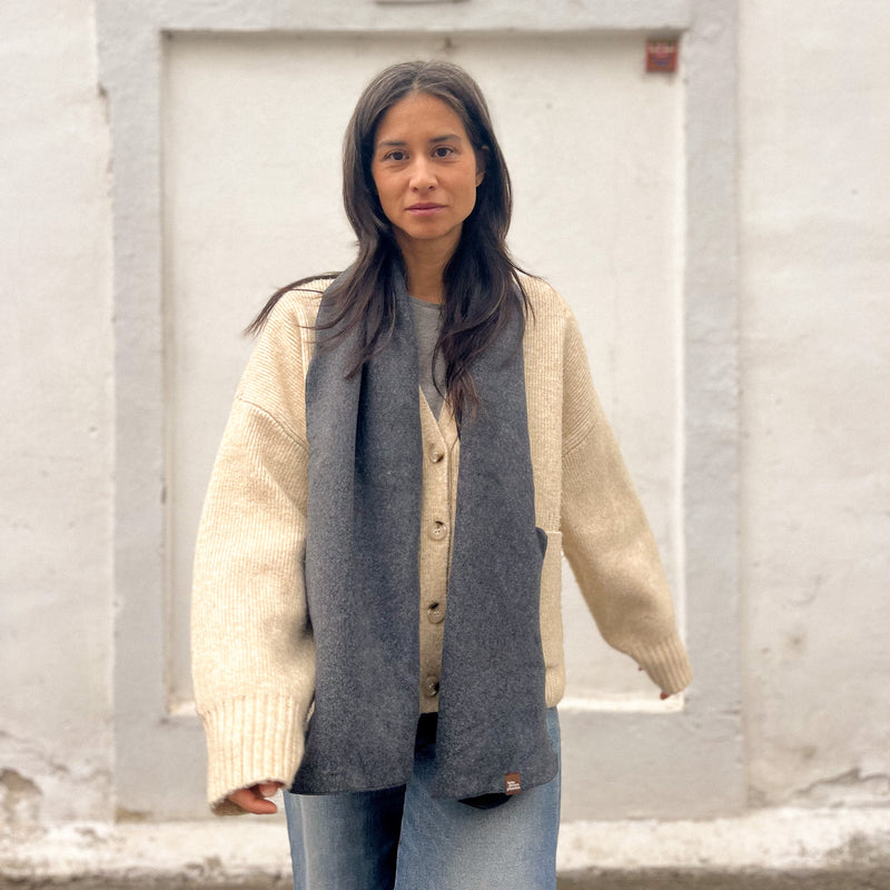 Kuschel Schal (2 Größen) anthrazit