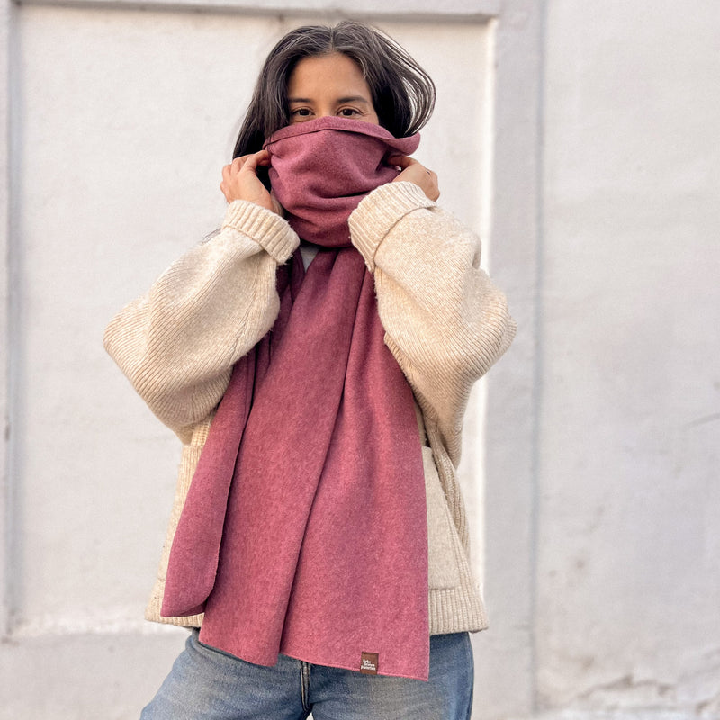 Kuschel Schal (2 Größen) altrosa
