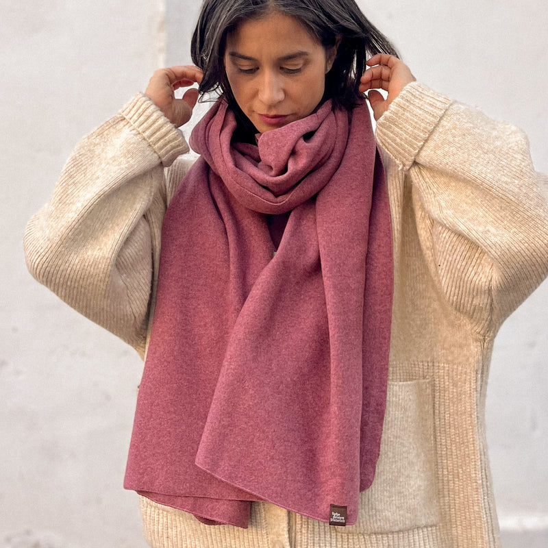 Kuschel Schal (2 Größen) altrosa