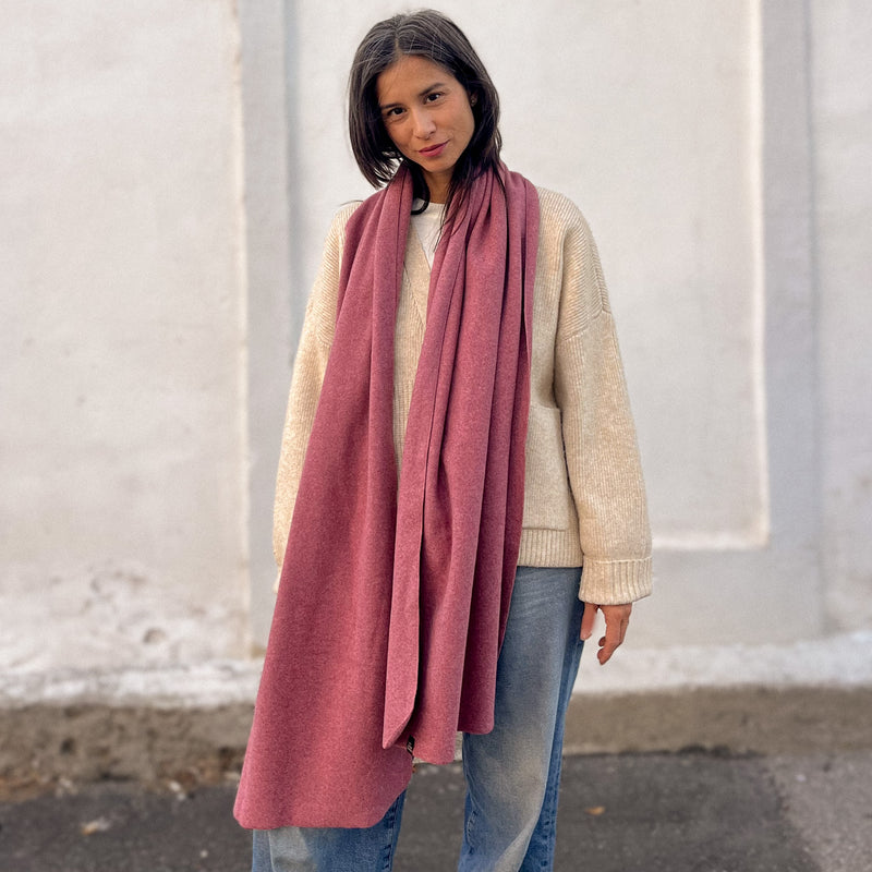 Kuschel Schal (2 Größen) altrosa