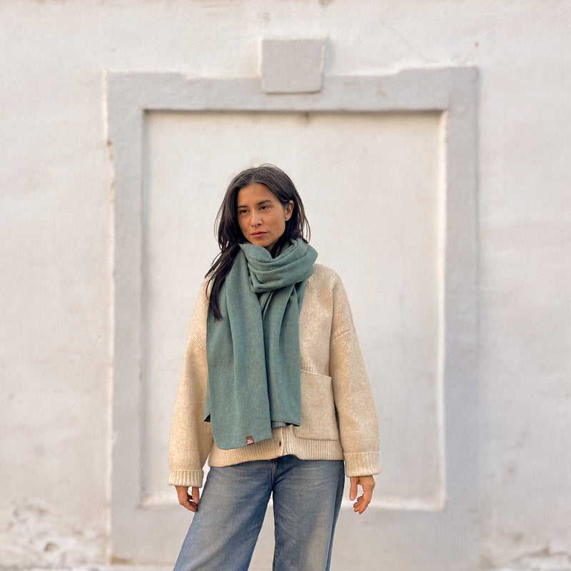 Kuschel Schal (2 Größen) jade grün