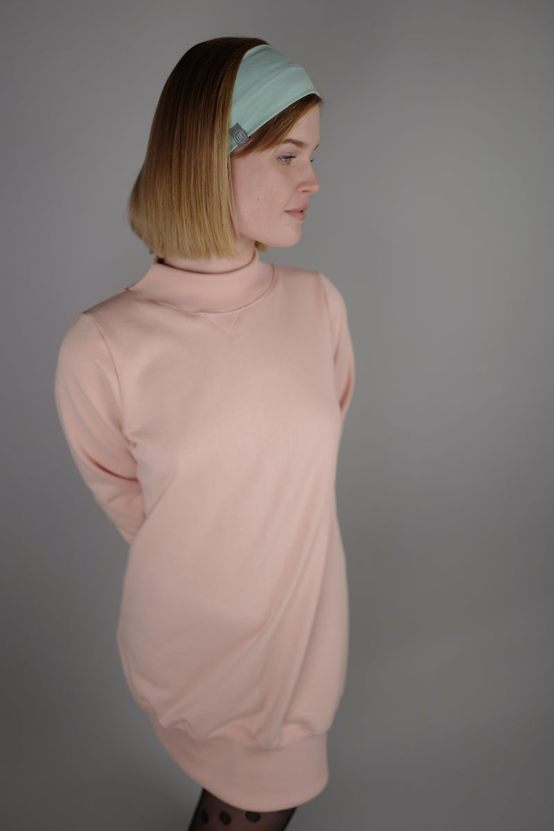 Sweat - Kleid rose