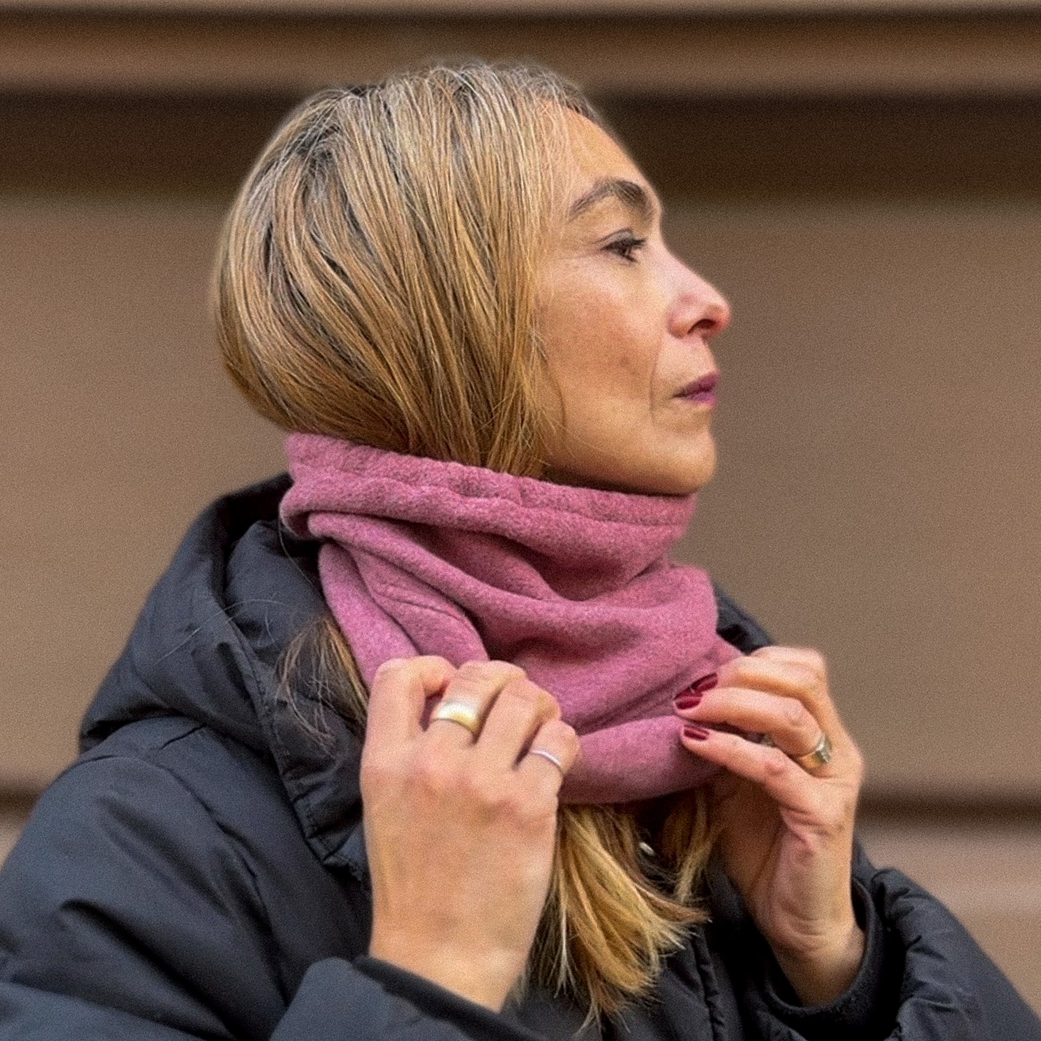 Loopeanie 2in1 Mütze & Schlauchschal