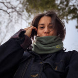 Loopeanie 2in1 Mütze & Schlauchschal | Bio-Baumwolle jade grün