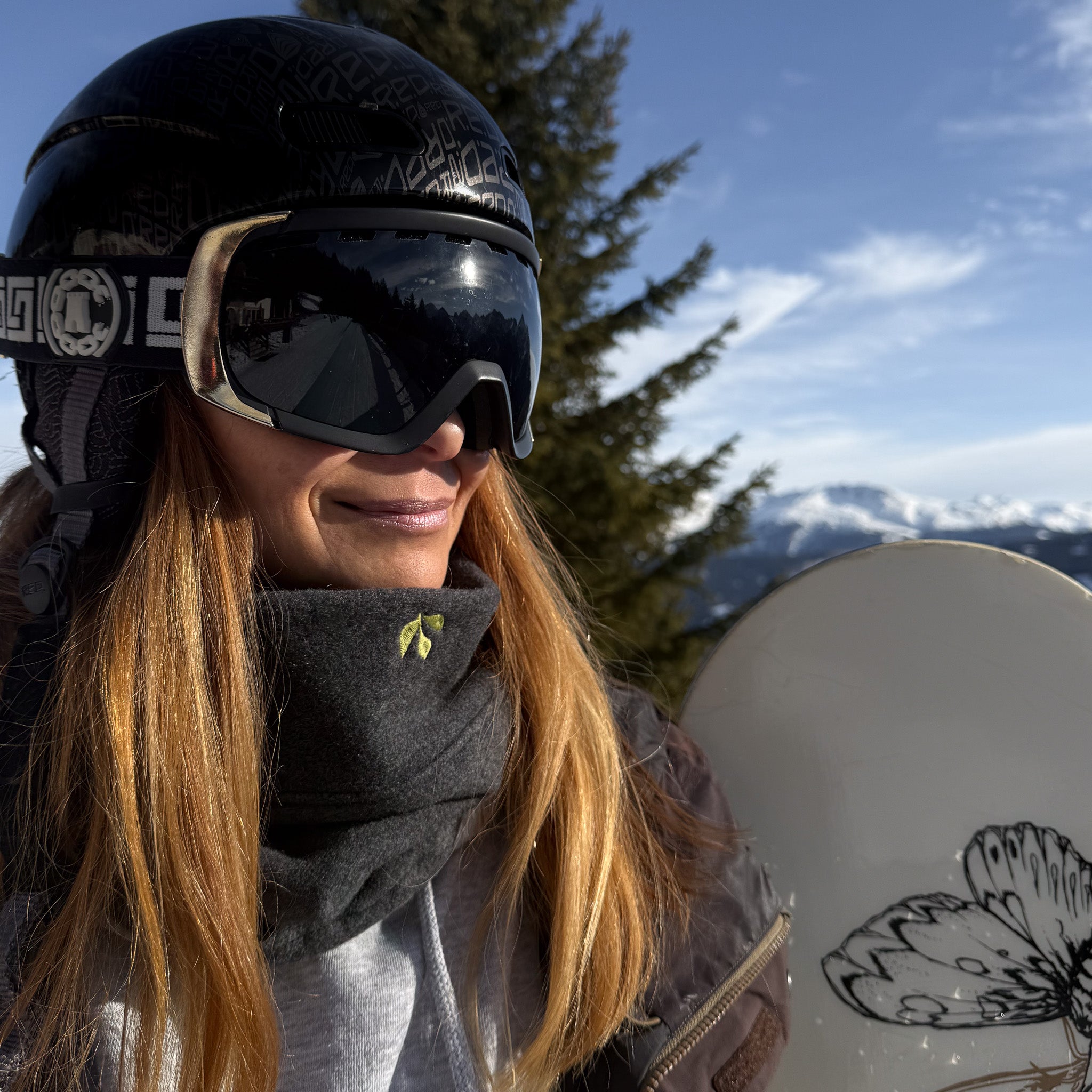 Loopeanie 2in1 Mütze & Schlauchschal | Bio-Baumwolle anthrazit