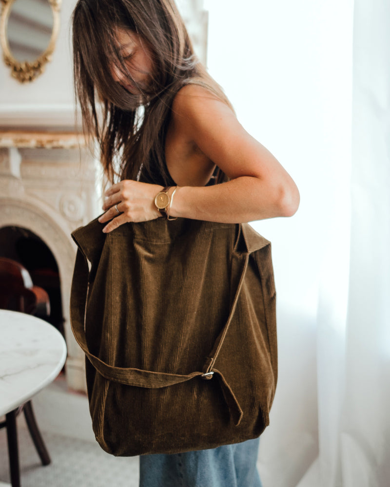 Shopper Cord khaki