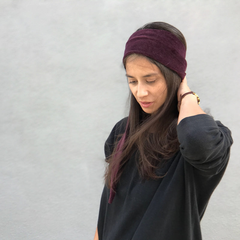 Wickelband Bardot deep purple