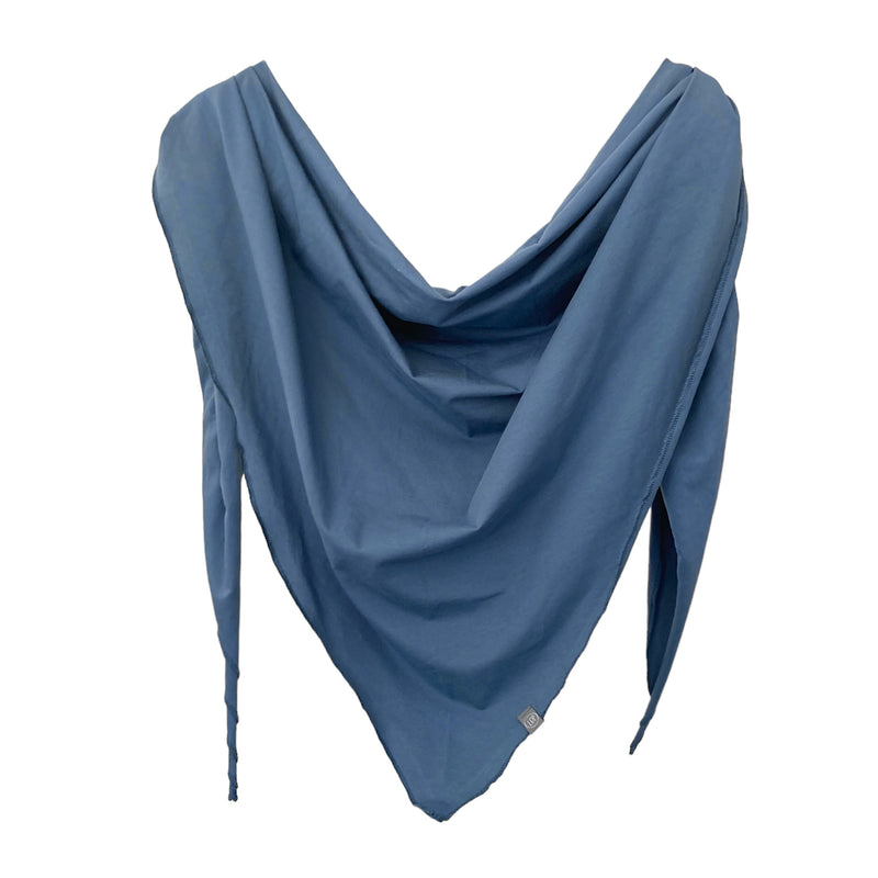 Dreiecktuch  smokey blue